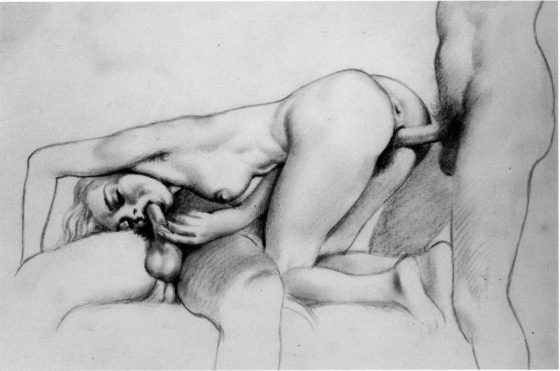 Pornographic drawings