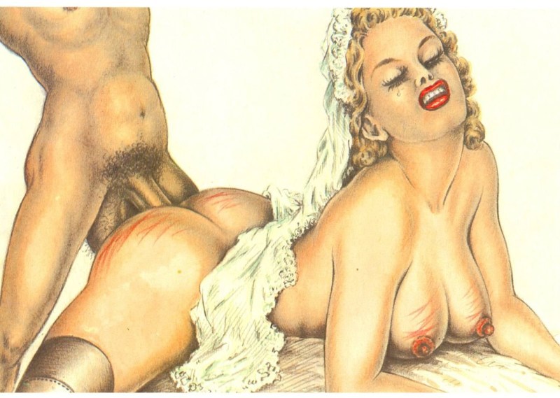 Pornographic illustrations