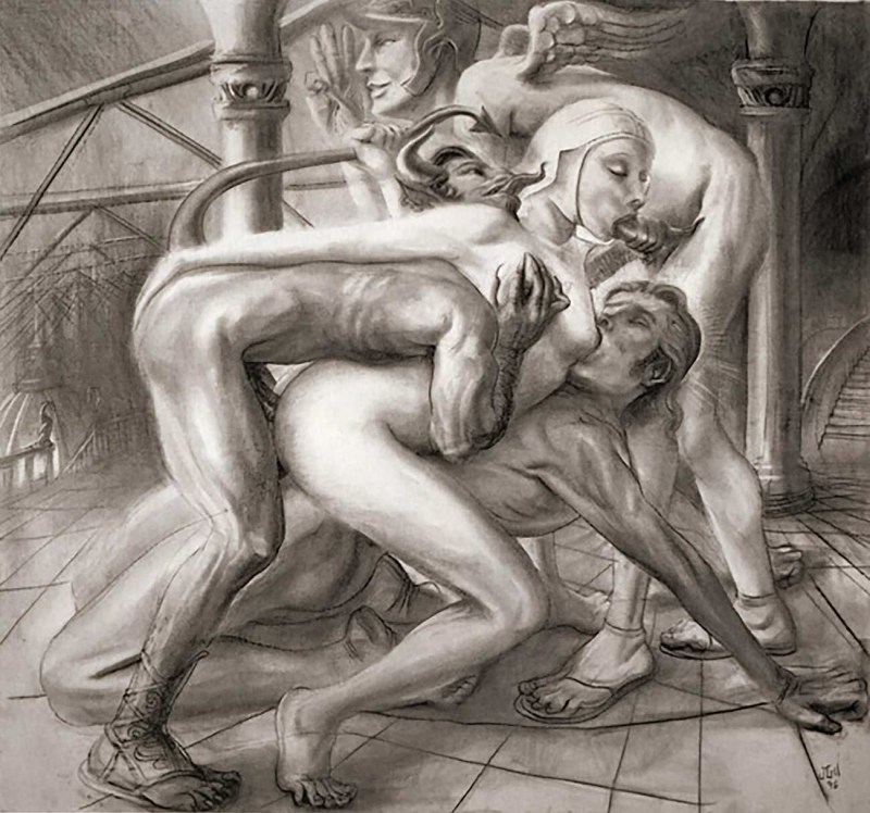 Terrible erotic paintings