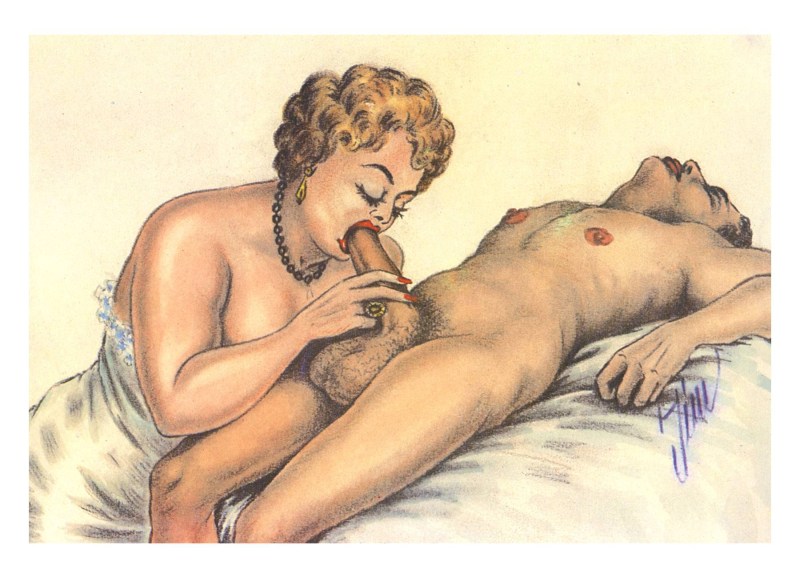 Erotic drawings with boys