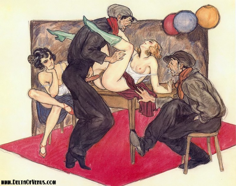 Pornography in illustrations