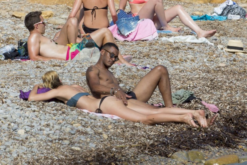 Nudist beach on ibits